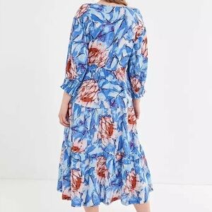 Urban Outfitters Floral Wrap Midi Dress